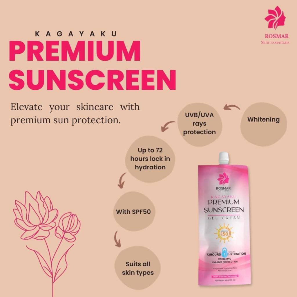 Rosmar Premium Sunscreen Gel Cream 50g