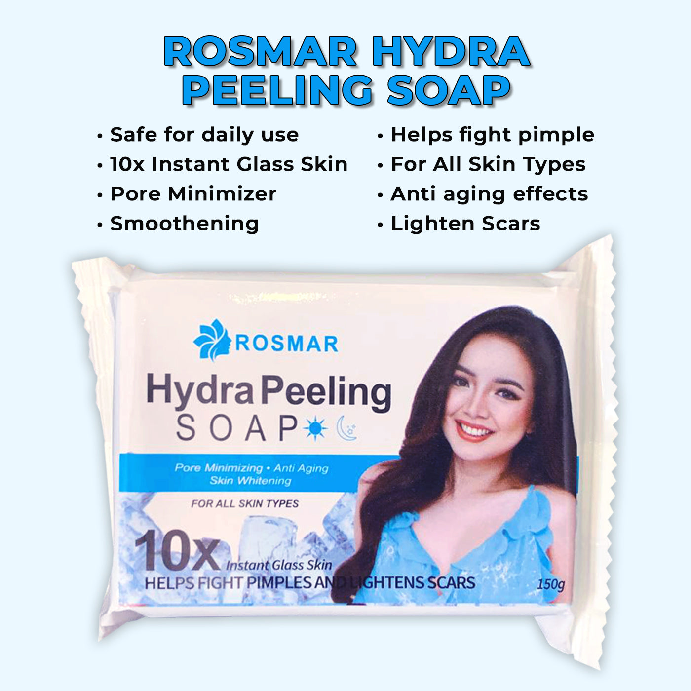 Rosmar Hydra Peeling Soap Bar 150grams