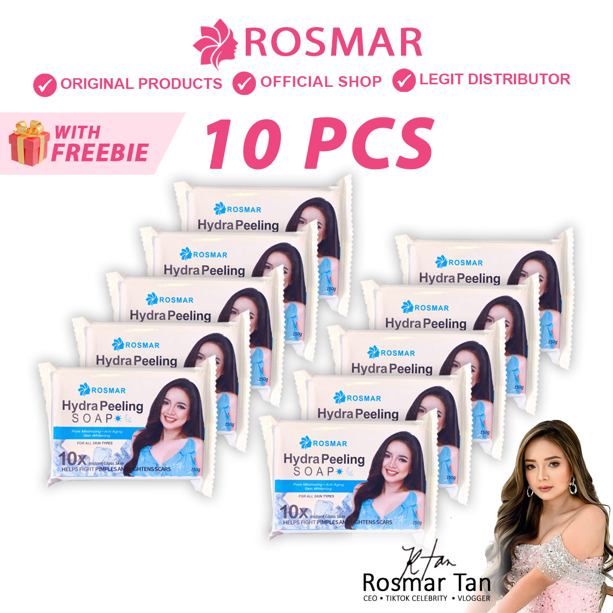 Rosmar Hydra Peeling Soap Bar 150grams